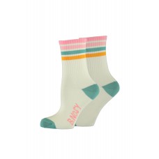 Girls knee socks with stripes Y202-5940